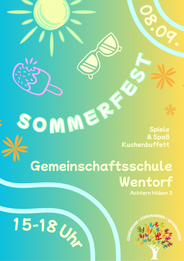 Bild vergr&ouml;&szlig;ern: Sommerfestplakat
