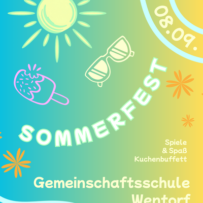 Sommerfestplakat